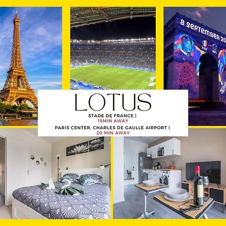 Apartamento Le Lotus - Self Checkin - 20Min From Paris - Free Parking Around Drancy Exterior foto