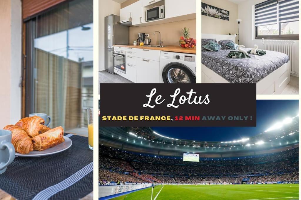 Apartamento Le Lotus - Self Checkin - 20Min From Paris - Free Parking Around Drancy Exterior foto